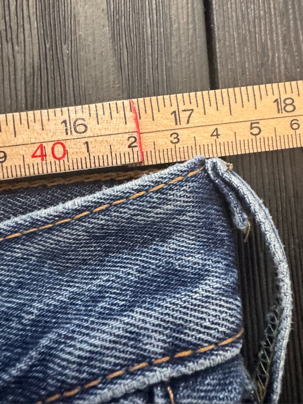 Levis 550 Relaxed Fit Tapered Leg Medium Wash Blue Denim Jeans Mens 34x32 - Picture 11 of 14